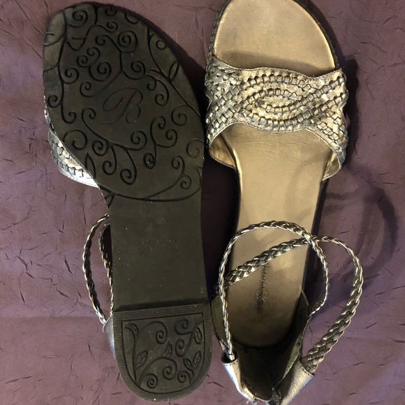 Silver flat sandals - Picture 4 of 4
